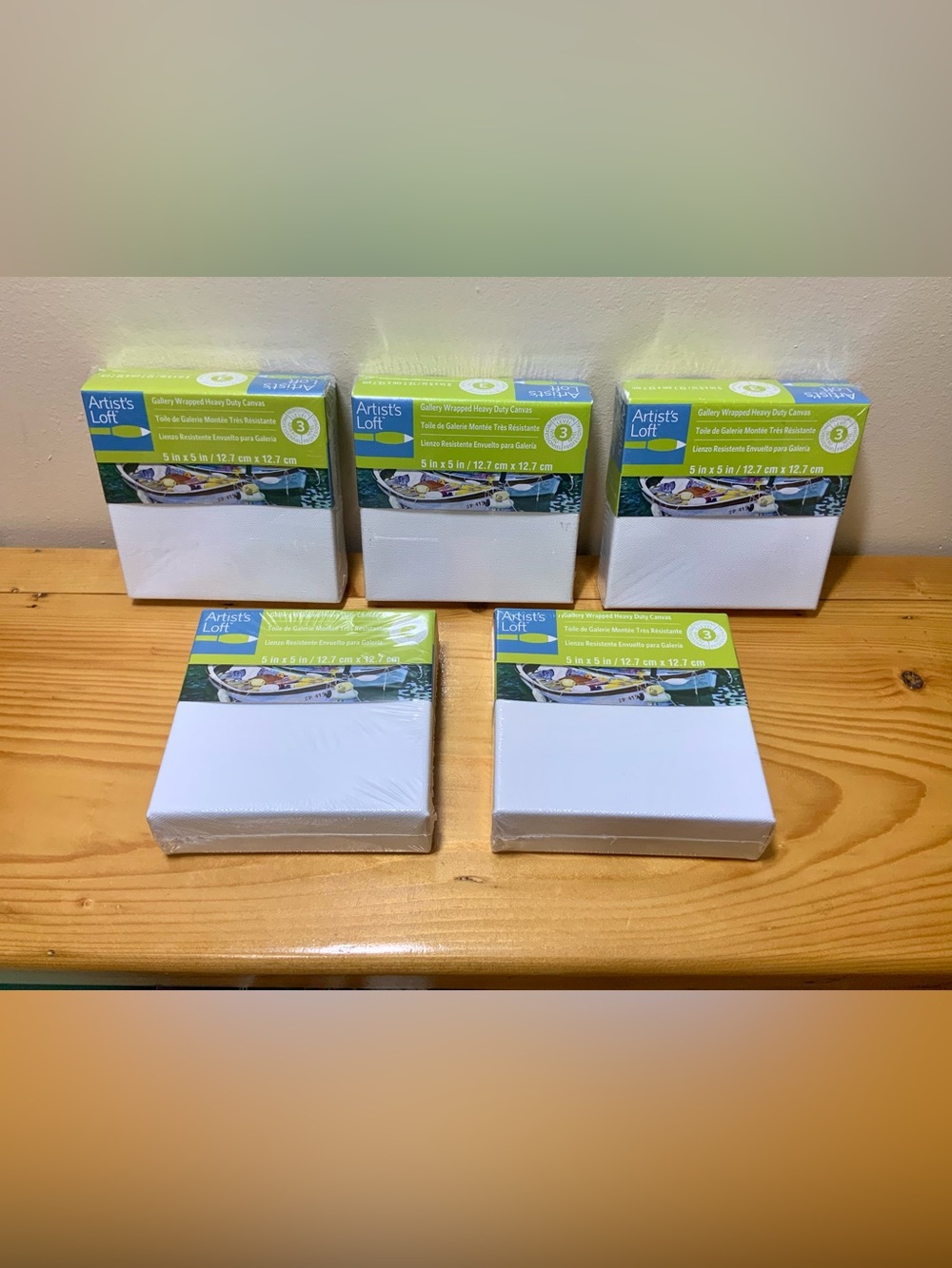 5 Small Gallery Wrapped Canvases